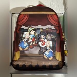 Loungefly Disney Pinocchio Marionette Backpack NWT
